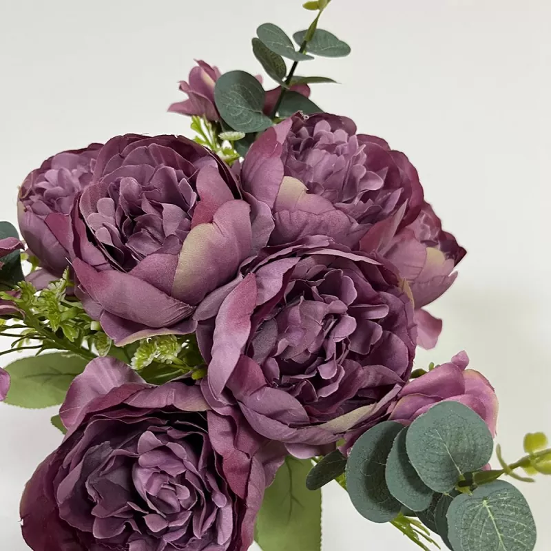 factory wholesale fake peony bouquet